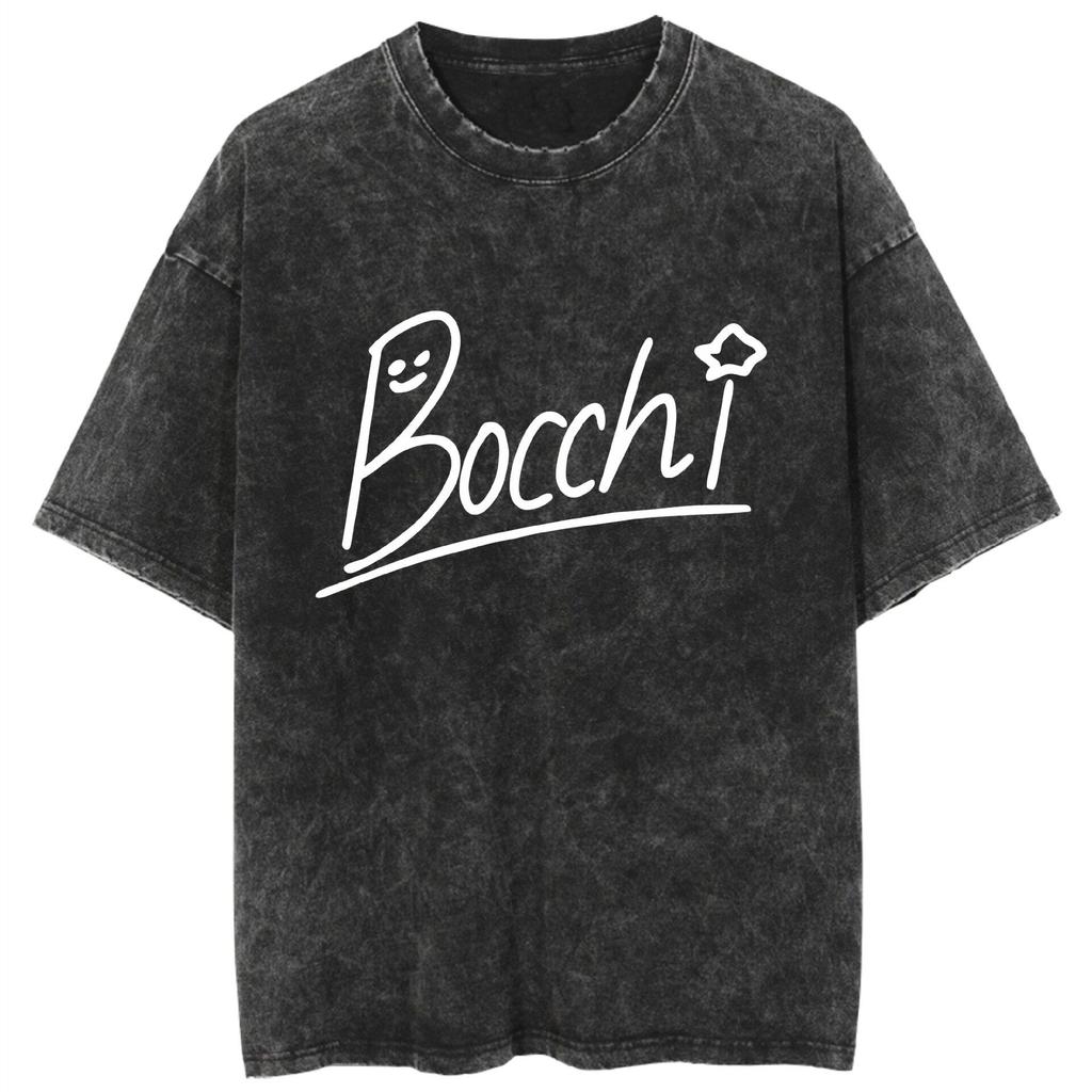 Top BOCCHI THE ROCK Water Easy To Restore Ancient Ways with Short Sleeves T-shirt for Men and Women
