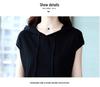 Women's Summer 2025 Korean Style Hooded Midi Dress: Short-Sleeved, Loose-Fit T-Shirt Fashion