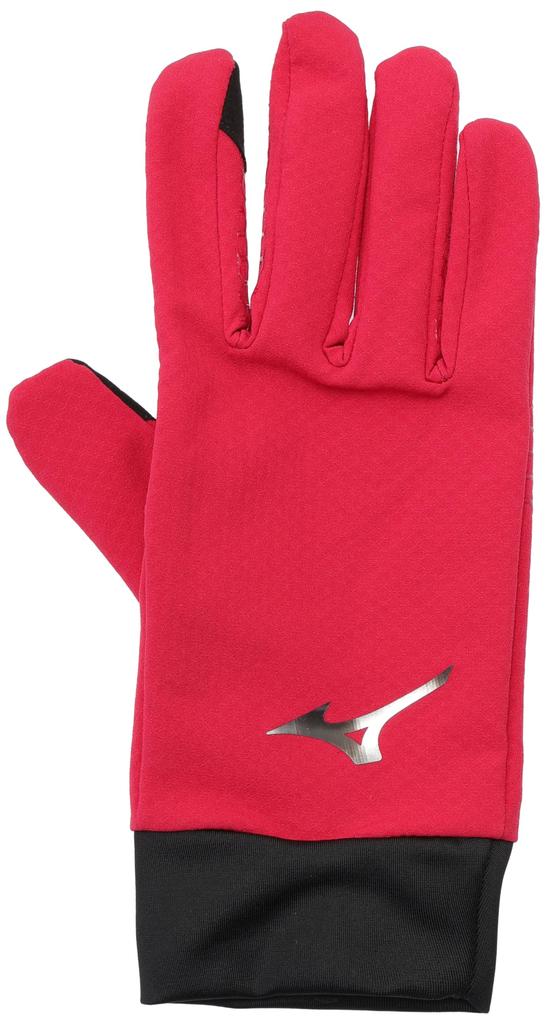 Mizuno Tech Shield Training Ski Patrol Size S Gloves, Windproof, Stretch, Water-Repellent, 32JYA605, Red,
