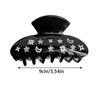 Glittering Star Claw Clip for Women Cool Girl Hair Clamp Clip Updo Hair Styling Accessory for Thin Hair French Jaw Clip