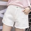 Vintage Blue Wide leg Denim Shorts for Women Summer Casual Sexy High Waist Ripped Jeans Shorts Female Solid Loose Plus Size Lady Shorts 24206