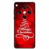 Christmas Cover For Oppo Find X8 Pro 5G 6.78"Black Silicone Cases TPU Santa Claus Christmas Tree Back Cover For Oppo Find X8 5G