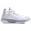 New LiNing Wowls Cushioning Anti Slip And Wear Resistant Mid Top Basketball Shoes White Gray ABBQ007-4