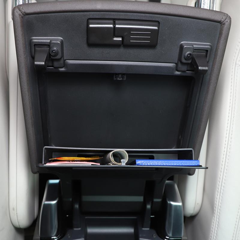 ABS Black For Land Rover Discovery 5 LR5 2017-20 Car Armrest Box Hidden Storage Box Multifunctional Storage Box Car Accessories