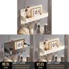 Magnetic Over Door Hook Rack With Antitheft Design For Entryway And Kitchen Storage