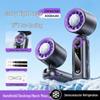New Portable Folding Handheld Fan with Semiconductor Cooling & Digital Display