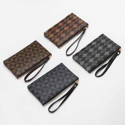 2023 Retro-Muster Damen Clutch & Lange Brieftasche - Europäischer & Amerikanischer Stil, Multifunktionale Handytasche