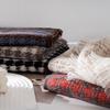 Wool Scarf Women's Winter High End Double Sided Plaid Scarf Warm Maillard Shawl