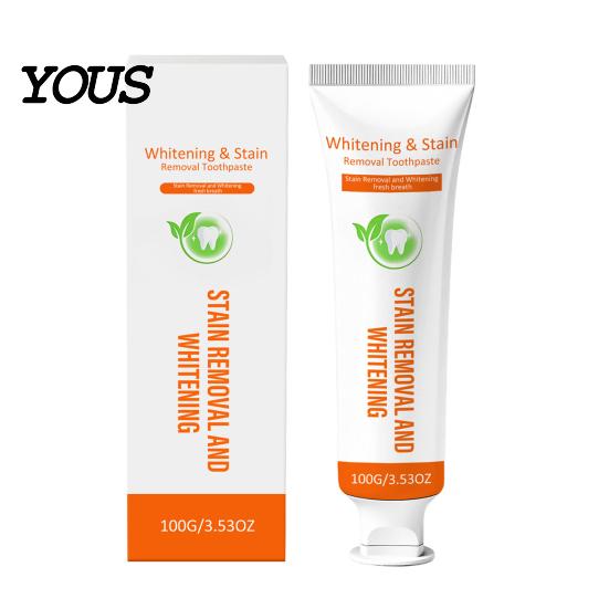 Fresh Breath Toothpaste 100G Stain Removal Teeth Whitening Toothpaste, Gentle Cleansing for Men Women, Oral Care Mints Flavor Women 100g