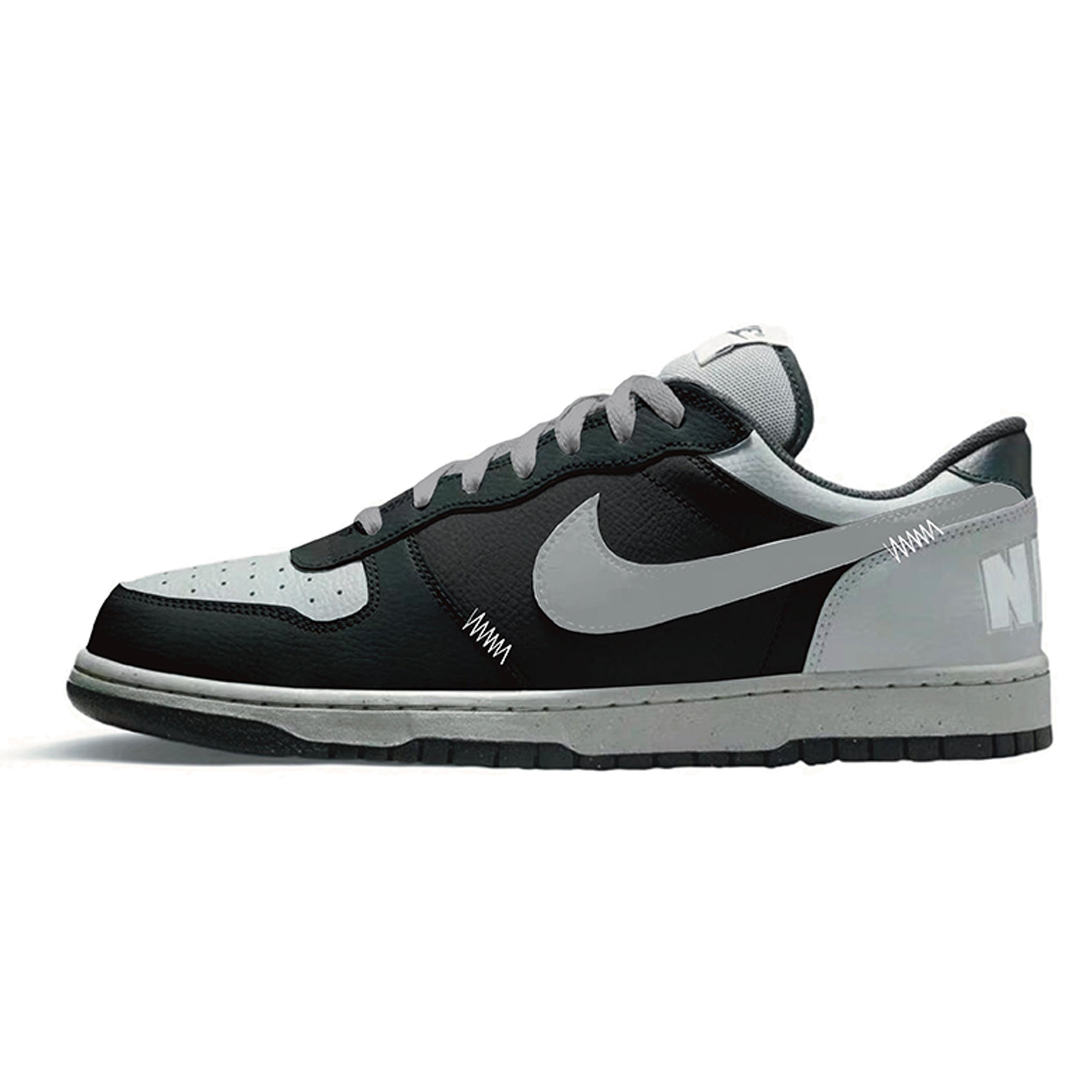 

Nike Big Shadow Abrasion Resistant Slip Resistant Low top Skateboard Shoes Men s Shadow Gray 355152-017(Team864-Shadow) 40