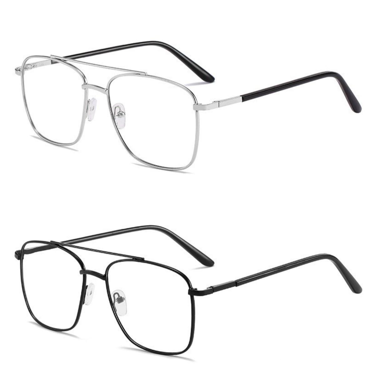 

2 шт. Антирадиационные фотохромные очки для женщин/мужчин со сменными линзами, компьютерные очки от синего света