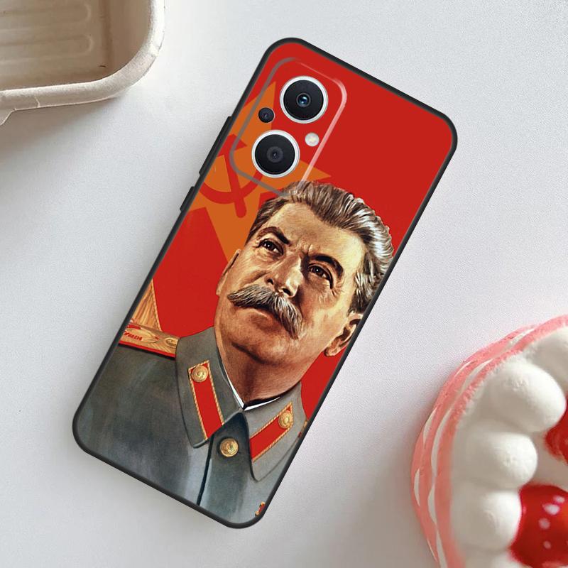Soviet Union Leader Stalin Case For OPPO Reno 11F 8T 4Z 5Z 4 6 7 8 5 Lite 10 Pro OPPO Find X2 X3 Lite X5 X6 Pro Cover