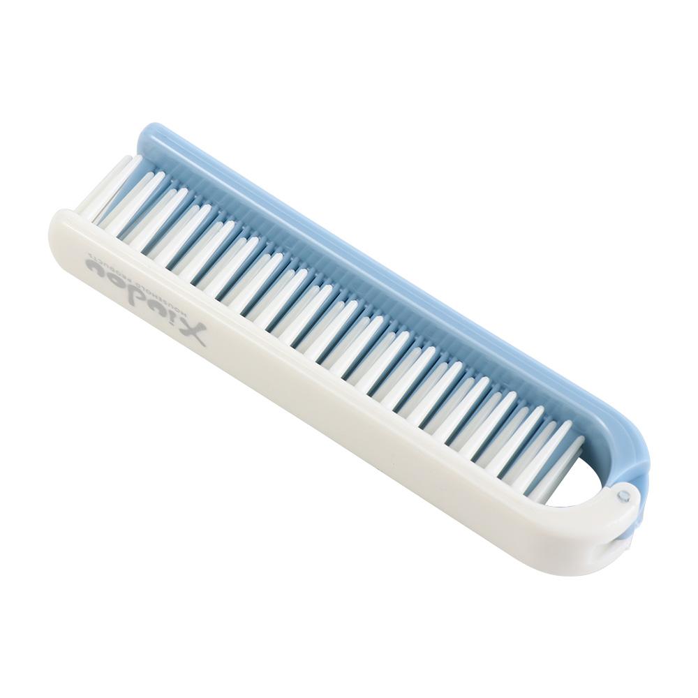 

Easy Use Massage 2 in 1 Folding Comb Hair Care Portable Travel Hair Brush Handheld Random Color Foldable Comb Travel