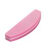 Nail Buffer Pink Easy-to-Hold Rectangular Fine Sand Buffing Block for Salon Grade Home Nail Polishing Care