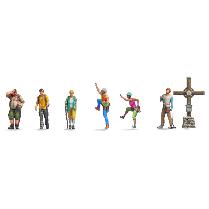 

rokuhan Z gauge 1/220 scale tiny figure Climbers and the cross S206 diorama supplies