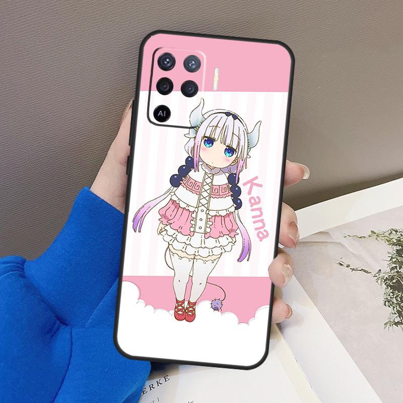 Miss Kobayashi's Dragon Maid Case For OPPO Find X5 X3 Pro A15 A74 A54 A94 A93 A91 A5 A9 A31 A53 2020 A53S A52 A72 Cover