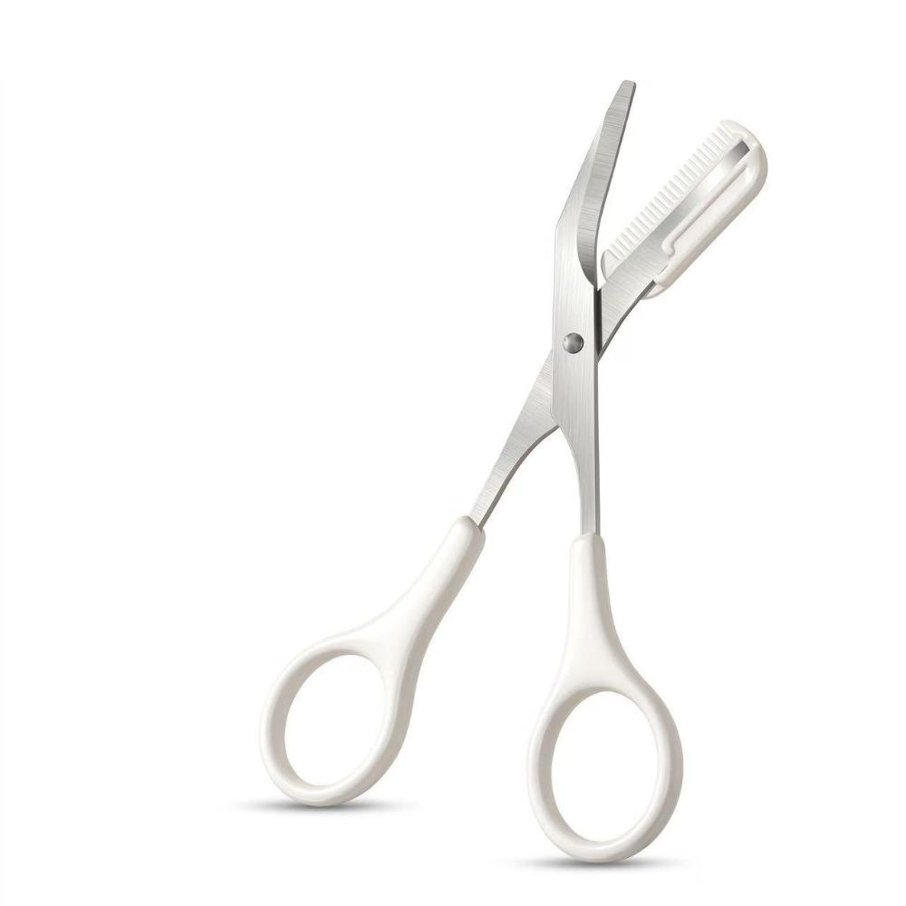 1pc/24pcs Stainless Steel Eyebrow Trimming Makeup Tool With Comb Beauty Tool Personal Beauty Care