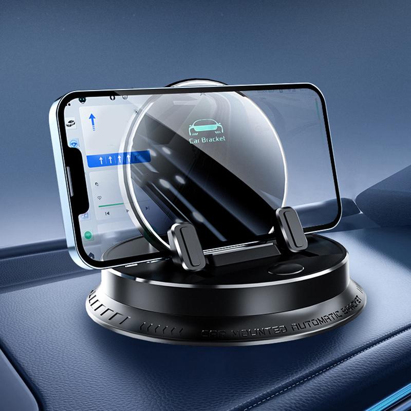 Dashboard Car Mobile Phone Holder with 360 Degree Rotation Non Slip Silicone Base Compatible with 4 to 7 Inch Phones