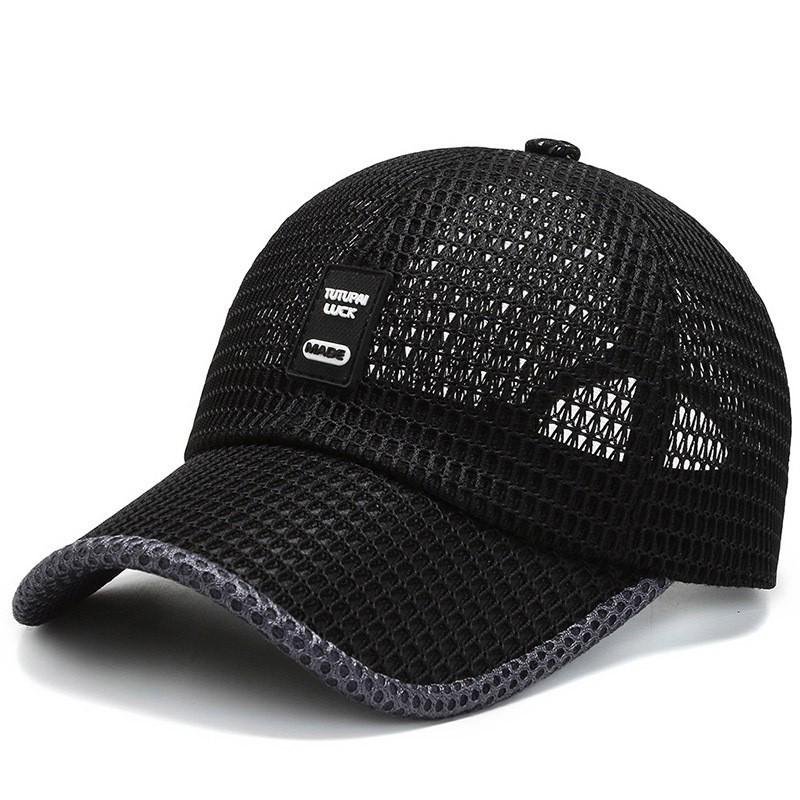Outdoor Breathable Mesh Sun Hat - Unisex Versatile Fishing and Baseball Duckbill Cap