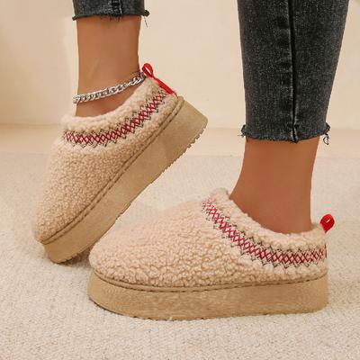 2024 Luxury Brand New Women Slippers Ankle Boots Flats Platform Short Plus Flip Flops Cotton Shoes Slippers