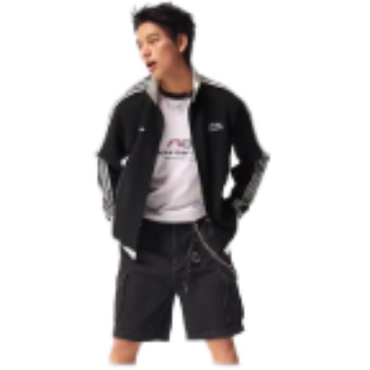 Li Ning Sports Lifestyle Serie Stehkragen Logo Jacke Unisex Jacken AWDW511-3