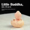Car Dashboard Decoration – Lotus Baby Buddha Statue | Miniature Showpiece for Home, Living Room & Office Desk | Buddha Idol Gift