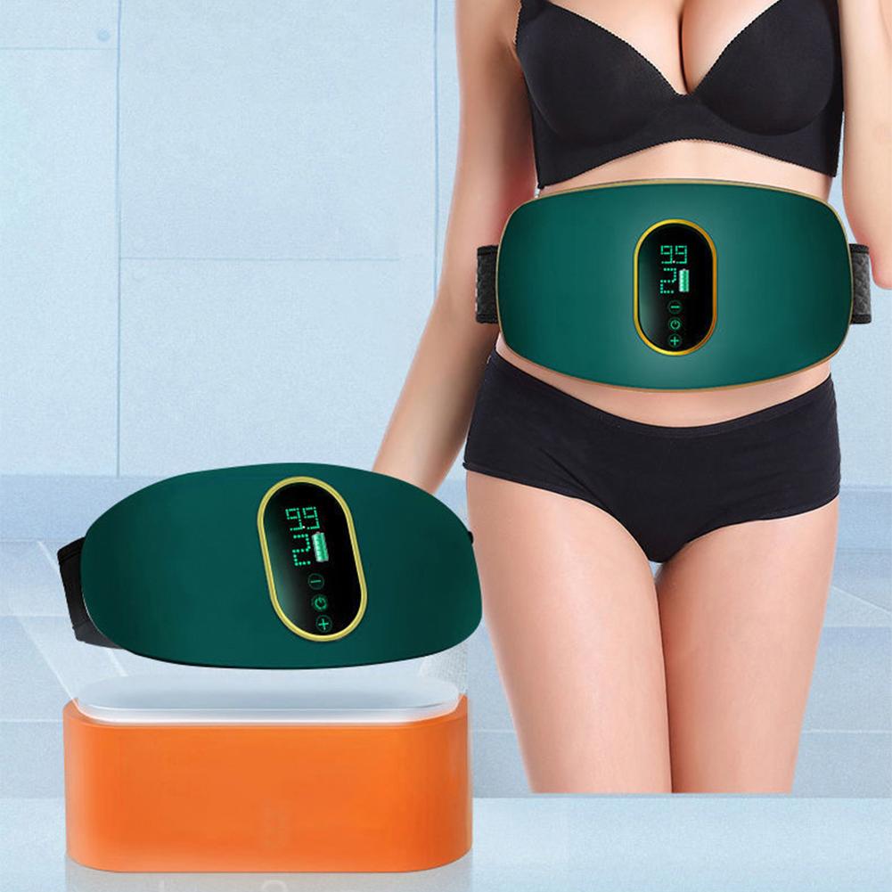 Waist Fitness Massager 3 Massage Modes Weight Loss Body Shaping Instrument Electric Abdominal Massager for Promotes Digestion