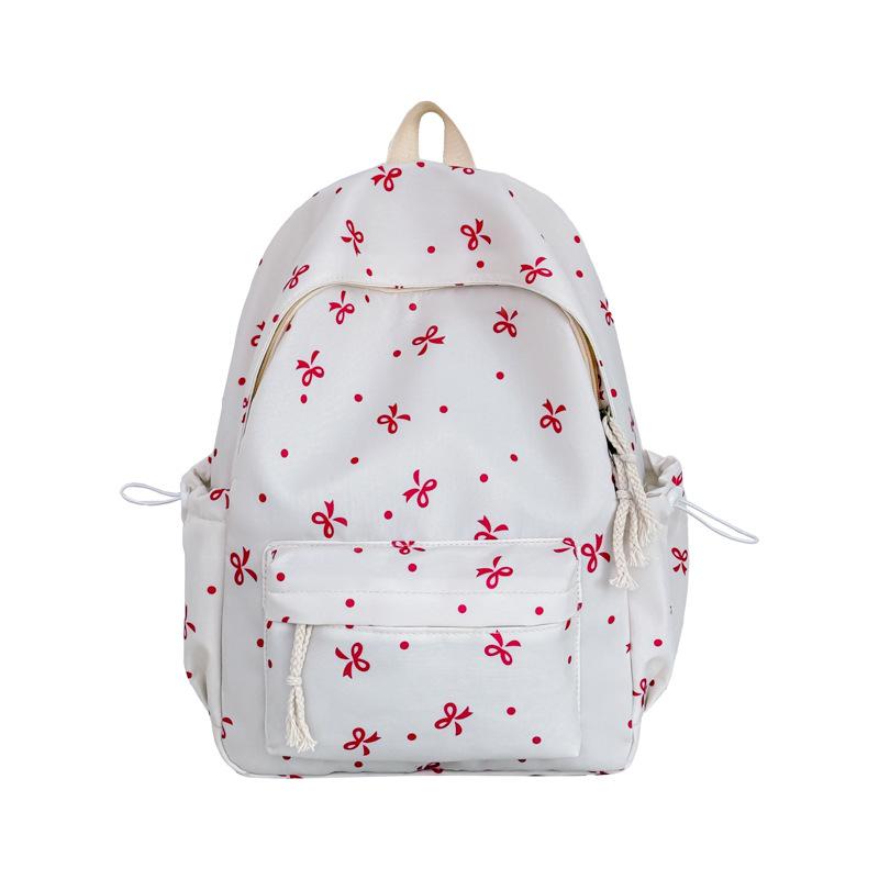 Harajuku Student Schoolbag Small Fresh Print Backpack Female High School College Student College Style Girl Backpack