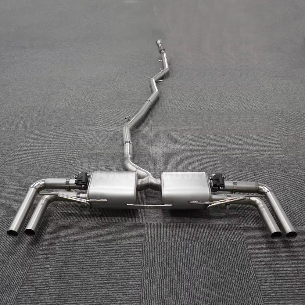 Stainless Steel Quad Exhaust System for Mercedes GLE300/350/450 (2019-2024)