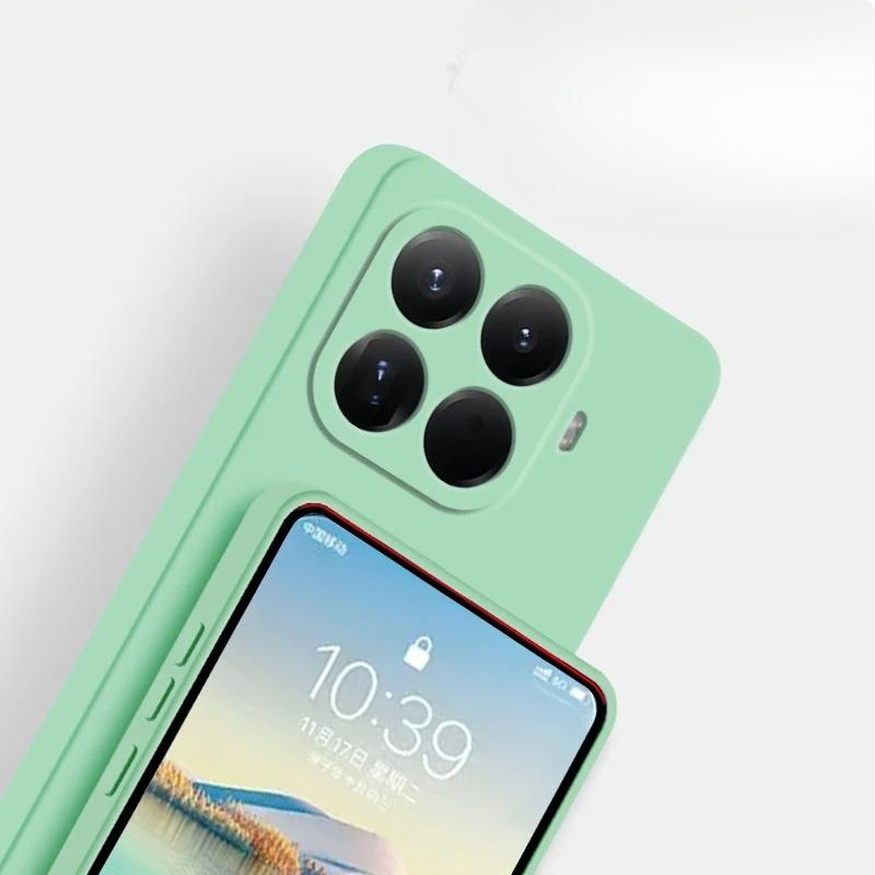 Liquid Silicone Matte Soft Shockproof Case For Xiaomi Mi 15T Pro Candy Color TPU Camera Lens Protection Back Cover For Xiaomi 15T Pro