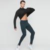 Men's Spring Autumn High Elastic Turtleneck Sports Fitness Shirt Long Sleeve Half Zipper Basketball Running Workout Top
