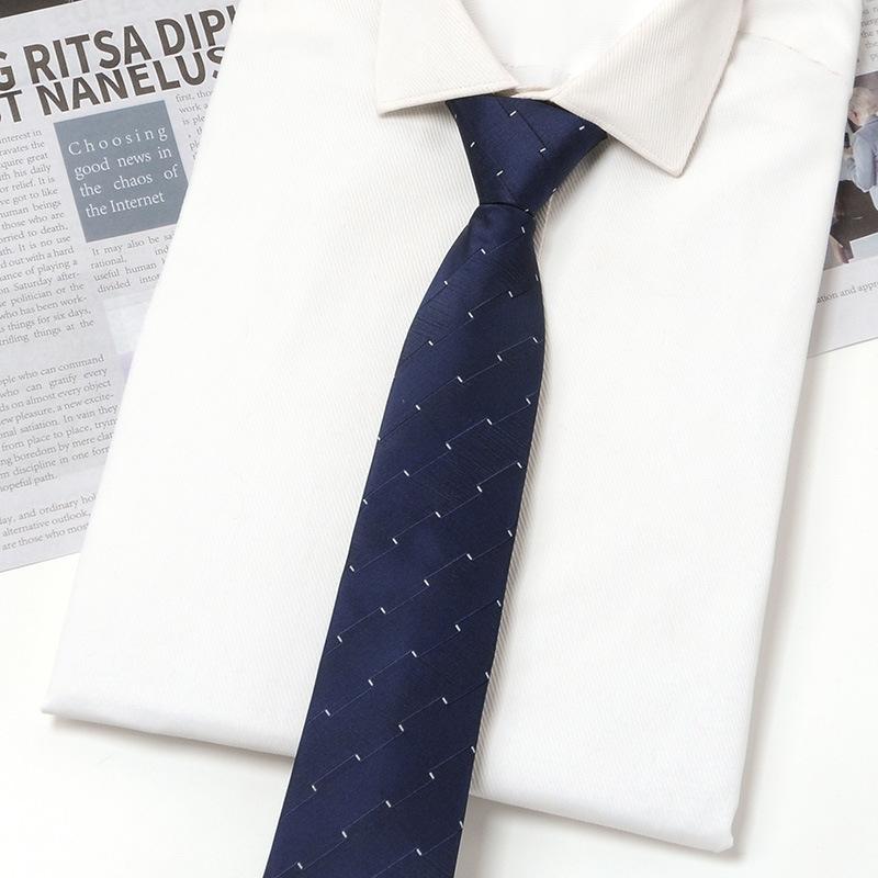 Men's Zipper Tie, Knot-free Business Formal Tie