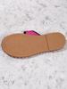 Sandales Femme Nouvelles d'Été Mode Rétro Bout Ouvert Semelle Souple Claquettes Décontractées Confortables Trajet Quotidien Sandales Dames