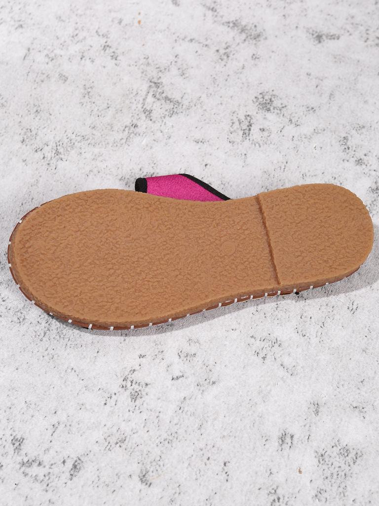 Sandales Femme Nouvelles d'Été Mode Rétro Bout Ouvert Semelle Souple Claquettes Décontractées Confortables Trajet Quotidien Sandales Dames