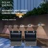 Outdoor Mini Solar LED Wall Lamp With Light Sensor Household Waterproof Balcony Patio Garden Decoration Solar Lighting Lamp