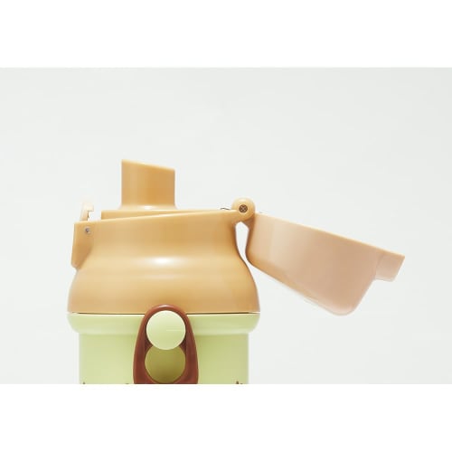 Skater Children's Plastic Water Bottle 480ml One Push Open/Close Antibacterial Child Friendly Lightweight Antibacterial Treatment Made in Japan Ghibli