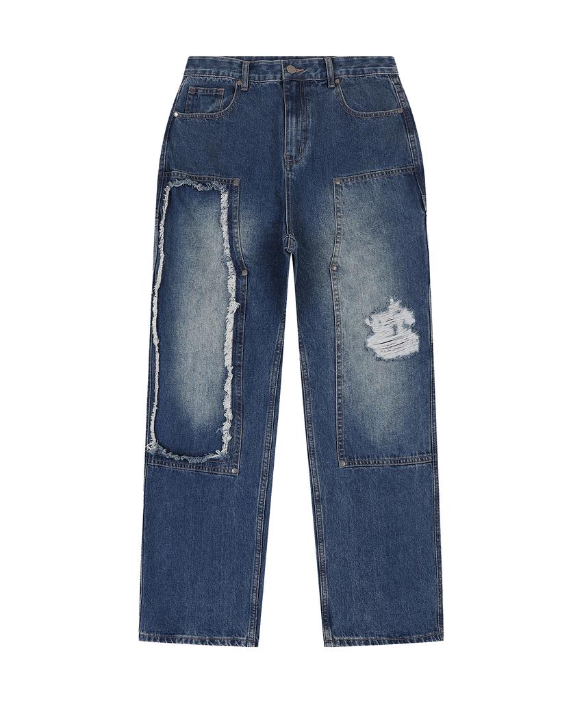 W STANDARD Denim Carpenter Pants [Blue]