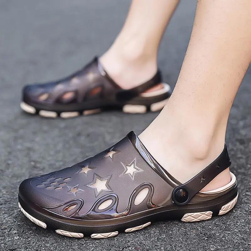 Fashion Hole Man Sandals 2025 Styles 39 Luxury on Offer in Welcome Deal Wholesale Descount Breathable Casual Eva Big Size Shoes for Men