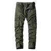 Casual Pants Men 'S Cotton Multi -Pocket Trousers Washed Sports Overalls Men 'S Pants