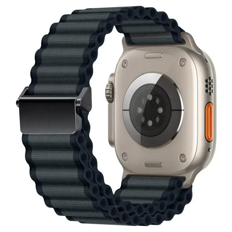 Nylonarmband für Apple Watch Armband Ultra 2 49mm 10 9 8 7 46 45mm 41 44mm Offroad-Sport Armband für IWatch Serie 6 SE