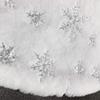 30 Inch Faux Furs Christmas Tree Skirt Plush Skirt For Merry Christmas Party Christmas Tree Decoration