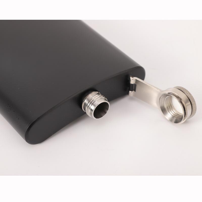 7oz Portable Pocket Hip Flask with Funnel Cup Set Outdoor Travel Stainless Steel Flask Whiskey Drink Alcohol Flasks Steel Flagon