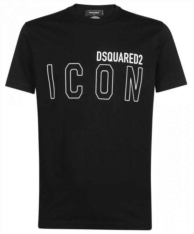 SuperMerchantEU DSQUARED2 merk t-shirt icon nero -45% - Maat: XL