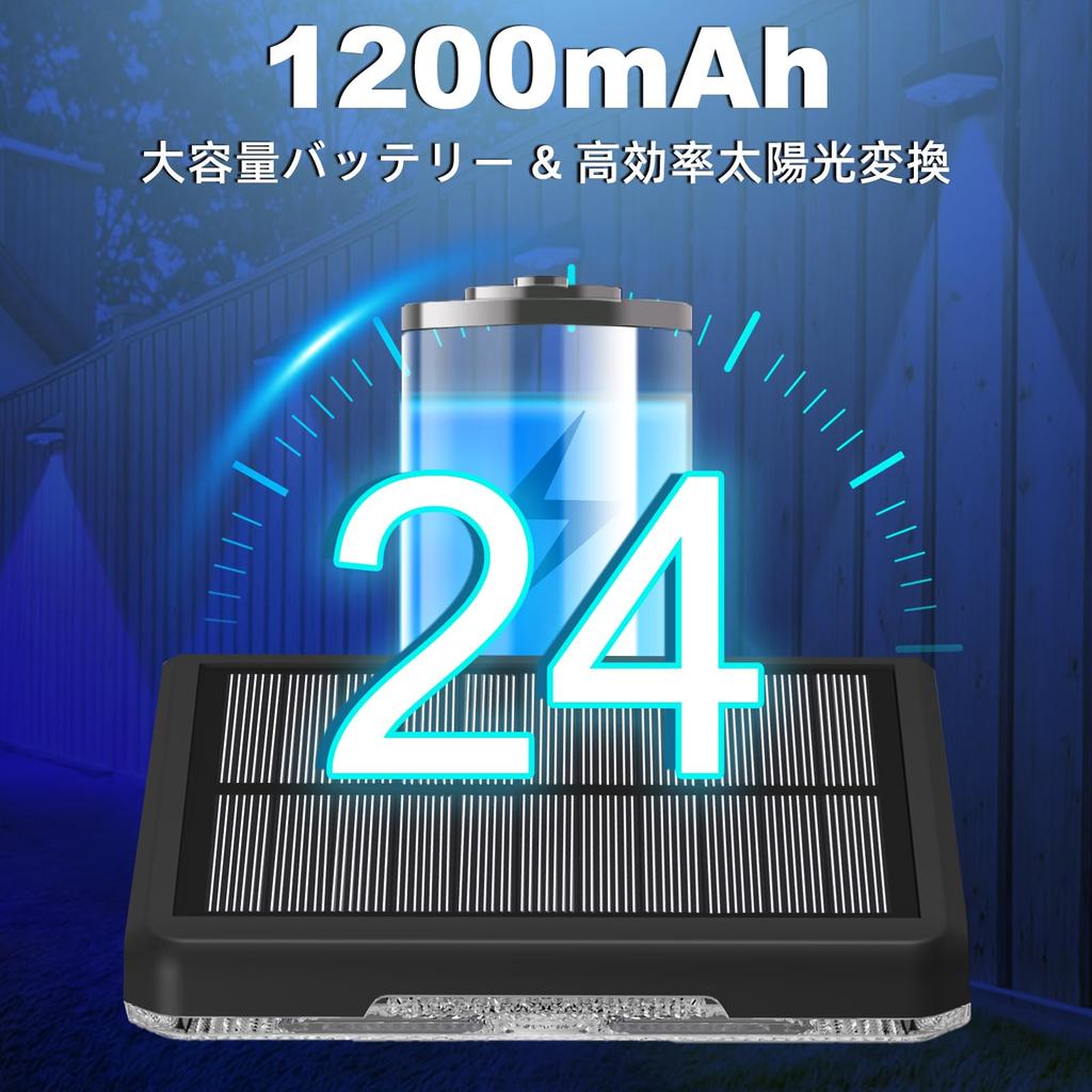 KINGHE Solar Lights for Outdoor Fences, Solar-Powered, Garden, Waterproof, Nameplate Light, Indicator Light, Gatepost Light, Entryway Light,