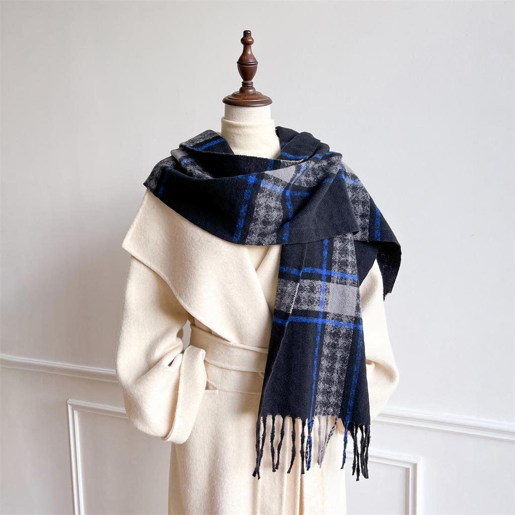 Luxury Winter Scarf Women Cashmere Warm Pashmina Brand Foulard Female Shawls Wraps Thick Soft Bufanda Poncho Scarves Stole