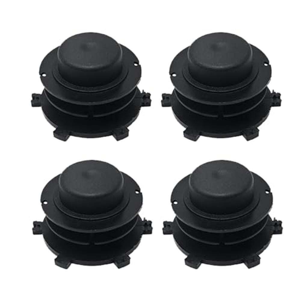 4 PCS Trimmer Head Spools Compatible with FS and Series Trimmer Models Offering Long Lasting Service for Lawn Care
