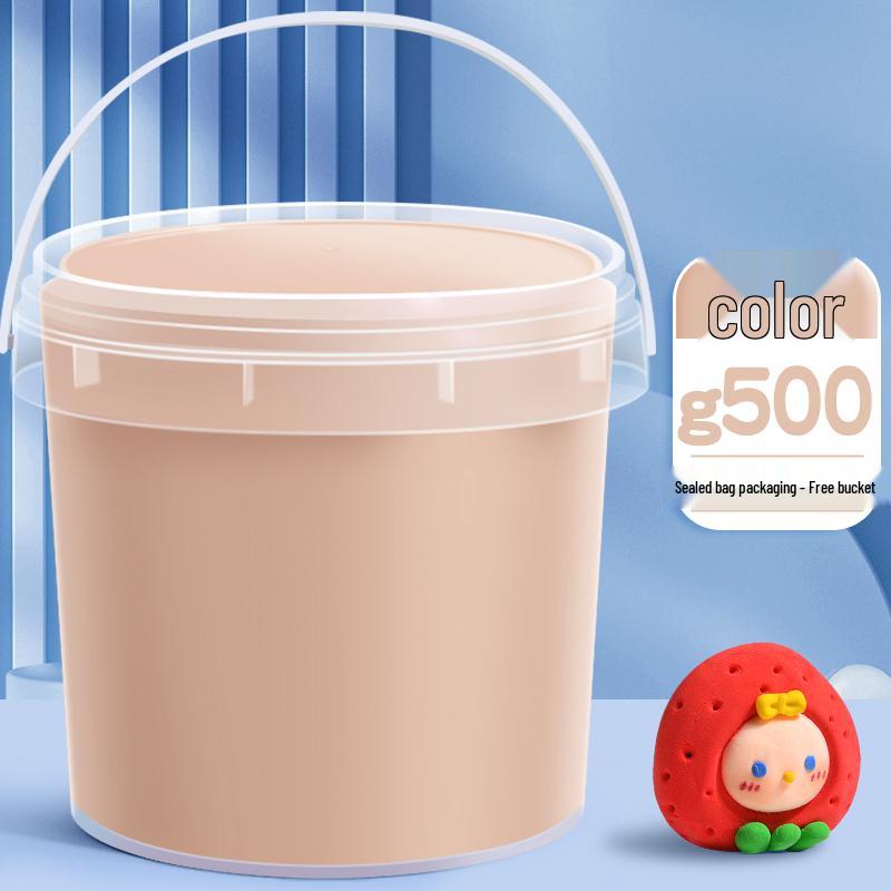 500-Piece Colored Clay Set: White Plasticine for Children, Odorless DIY Toys and Crafts