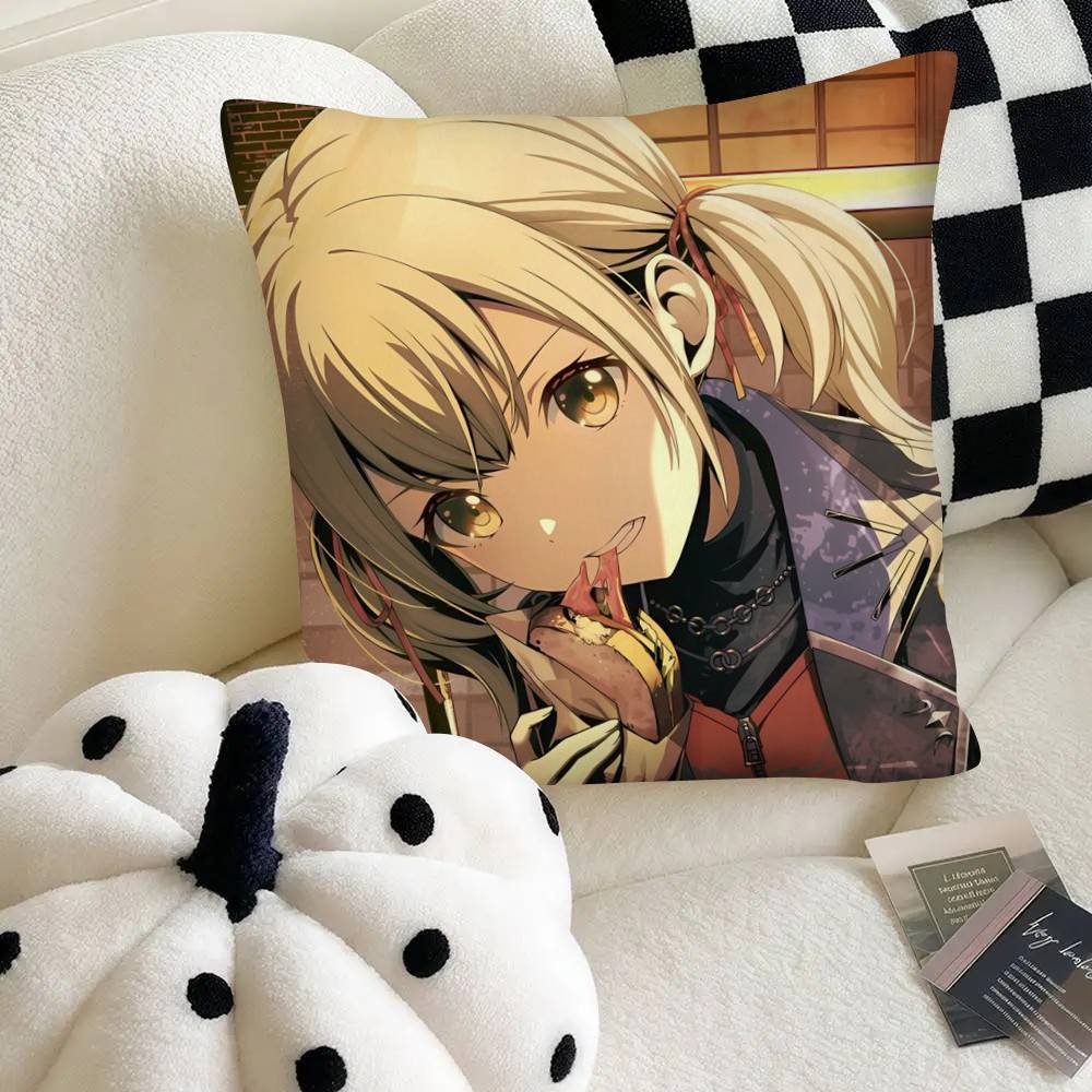 

Cute PJSK Vivid Bad Squad Pillow Case Fashion Square Pillowcase Bedroom Sofa Room Ins Decoration Leisure 40x40cm16x16in