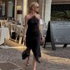 Satin Asymmetrie Spitze Kleid Für Frauen Sexy Schulterfrei Schlank Kurz Kleider Damen Urlaub Club Strand Mini Kleid