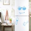 Cute Sticker Fridge Happy Delicious Face Kitchen Fridge Wall Stickers Art